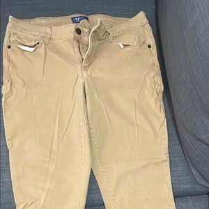 Old Navy Khaki Jeans Size 12